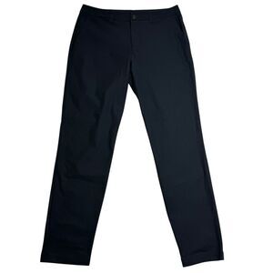 Lululemon Mens ABC Slim Fit Pants Size 33 Black Warpstream Commission